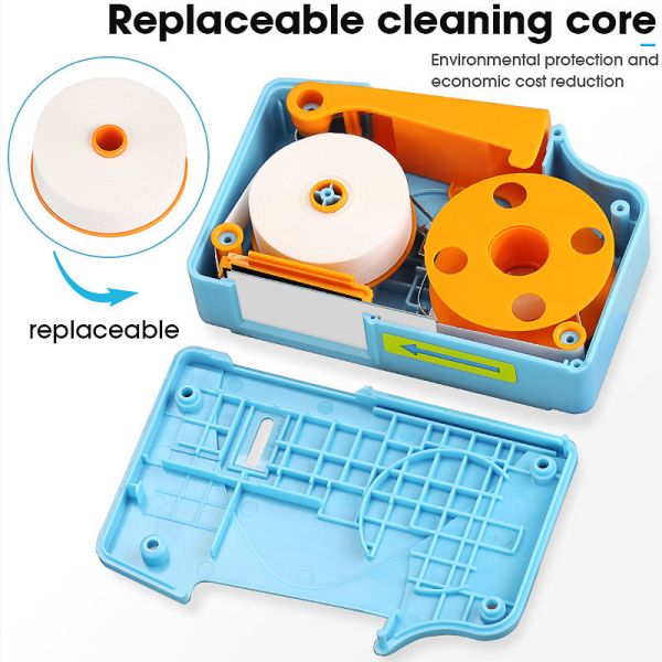 FONGKO Fiber Optic Cleaning Box 550 Times Cassette Cleaner FTTX Reliable Optical Fiber Connector Tool