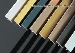 China 20mm / 25mm Stainless Steel T Molding / Bar Trim For Wall Or Floor Partition factory