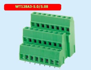 China Stable 3 Layers Wire Connector Block 2 Pin 5.0/5.08 Mm Pitch SGS Approved factory