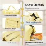 Yoga Gym Sports Outdoor Weekender Overnight Travel Bag Light Yellow Color Big