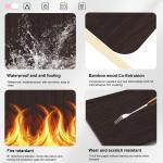Bamboo Charcoal Wood Veneer Wood Grain Wood Charcoal Board Waterproof Pvc Wall