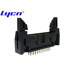 China Customized 2.54 Pitch Pin Header Ejector Long / Short Latch Mounting Type on sale