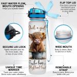 Clear Plastic Water Bottle 32oz With Time Scale Tritan Water Bottle