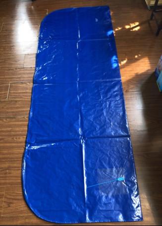 Customized Color Disposable Body Bags U Straight Zipper Weight Capability 100