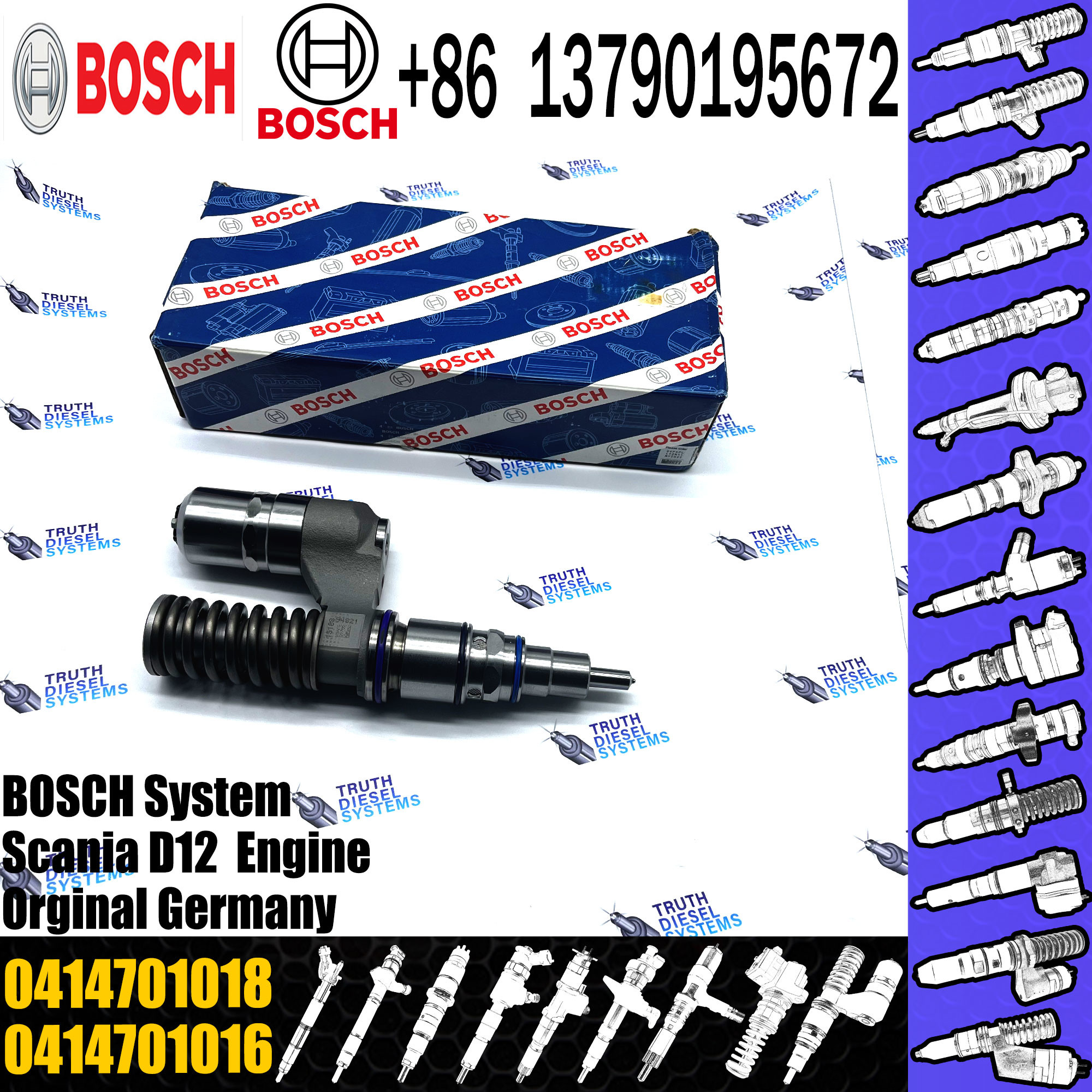 Diesel Fuel Injection Unit Pump 0414701016 0414701018 0414701026 For SCANIA