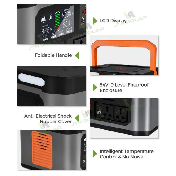 MPPT Controller panel Solar Portable Power Station Generator For Outdoor Camping