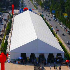 China Medium-Scale A Shape PVC Top Aluminum Frame Marquee 30*40m Party Wedding Tent factory