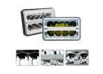 5 inch 45W 6×4 LED Headlight with high/low beam and Diecast aluminum housing