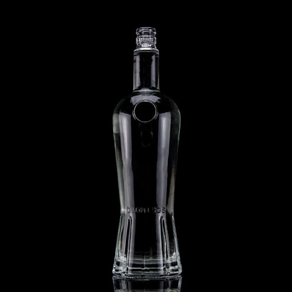 500ml700ml750ml Clear Whiskey Bottle with Super Flint Glass Custom Carved Unique