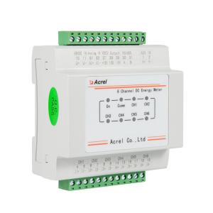 China Acrel AMC16-CETT DC Multi-circuit Din Rail Energy Meter For Base Station And 5G Tower Six Circuits Measuring factory