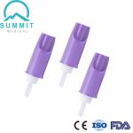 30G Needle 1.4mm Depth Automatic Safety Lancet Device, Purple, 100 Pieces Per