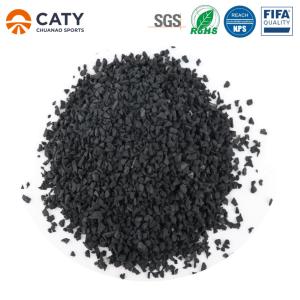 China FIFA Approved Premium SBR Rubber Granules For Competition-Grade Football Field Artificial Turf Filler factory