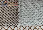 1.0mm Spiral Coil Drapery Mesh Aluminium Alloy Electrolytic Polishing