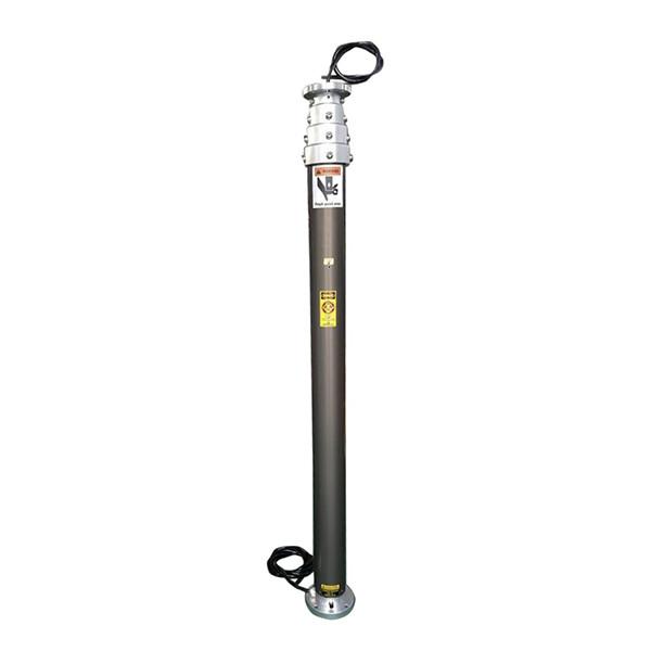 4.2m pneumatic telescopic mast for mobile CCTV trailer 1.5m retracted height