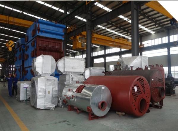 Exhaust Gas Horizontal Steam Boiler For Power Generation 0.5Mpa - 2.45Mpa
