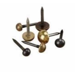 Brass Decorative Furniture Sofa Nails With Cap Head And Smooth Shank Standard