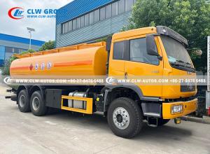 China Faw 340HP Crude Oil Fuel Tanker Truck 18cbm ADR Certificated For Pakistan Namibia Market factory