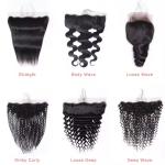 Kinky Curly 13x4 Lace Frontal Closure Human Hair Ear to Ear HD Lace Frontal
