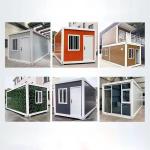 Galvanized Steel Structure Two Story 20ft Prefab House White Or Customized Color