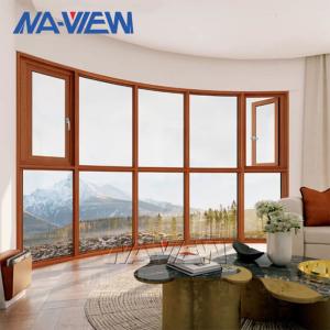 China Foshan Naview Customized Modern Design Aluminum Glass Casement/ Swing Window factory