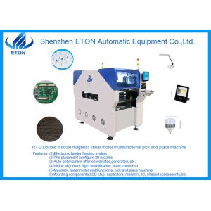 Multifunctional Desktop Smt Pick And Place Machine 80000CPH Double Module