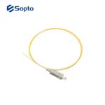 PVC Outer Jacket Single Mode Fiber Pigtails SC/APC G.652D 0.9mm 1M