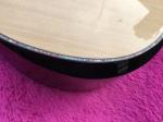 Body cut acoustic guitar Real abalone solid top SP14s electric acoustic guitar