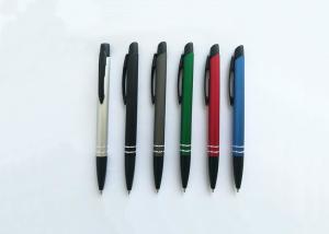 China Popular clips Aluminium bar Brushed Metal Promotion Pen with Laser Logo (M112) factory