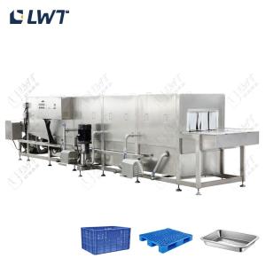 China Turnover Crate Washing Machine Pallet Spray Cleaning Machine factory