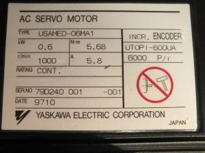 China USAMED-06MA1 Yaskawa Industrial module Use Light Sensor Servo Motor factory