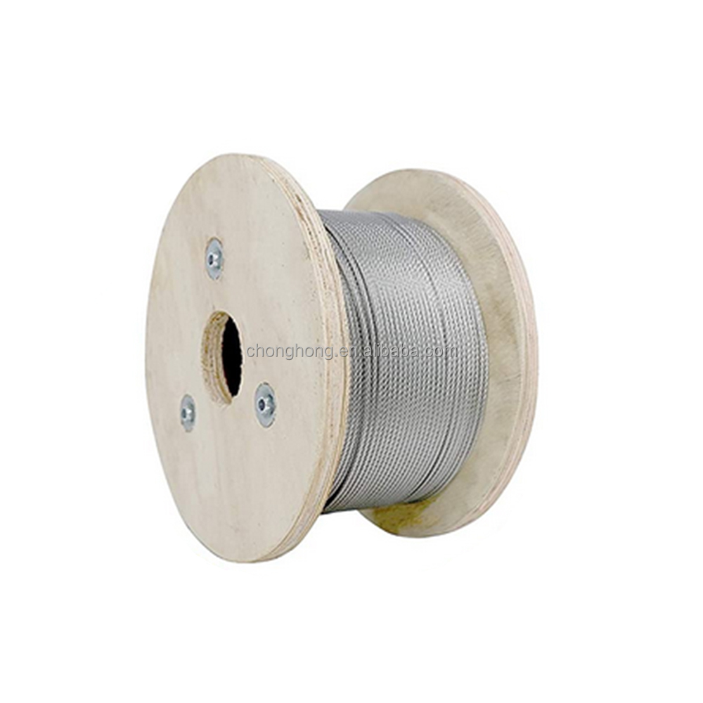 Stainless Steel Cable Wire Rope Slings 500FT 1000FT 1/8" 3/16" 1/4" 7*7 7*19 1770Mpa-2160Mpa Tensile Strength for Hoisting
