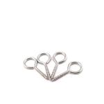 SS 316 A2 Metal Zinc Plated Screw Eyes Self Tapping Custom Dimension