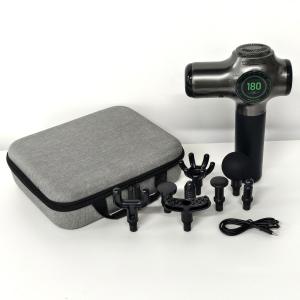 China Professional Powerful Massage Gun with 99-Speed and 8 Massage Heads LCD Touch Fascia Gun factory