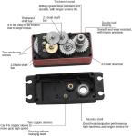TIANKONGRC TD-8160MG 60KG 6V-8.4V Metal Gear High Torque High Speed Waterproof