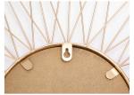 Hanging Sunburst Vintage Bird Metal Wall Art Mirror
