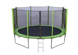 China 12 Ft Trampoline Outdoor Exercise Equipment Big Kids Trampoline Custom Color factory