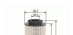 Volkswagen Automobile Fuel Filter , Car Fuel Filter For Honda 1K0127434A