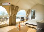 Full Equiped Luxury Large Steel Frame Hot Sale Shell Shape Glamping Glamping