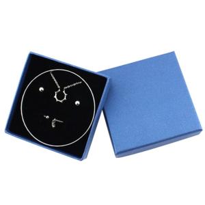 China Custom Logo Cardboard Jewelry Gift Boxes Bulk Packaging With Foam Insert factory