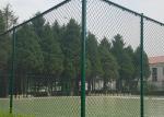 2.5M Height Green Coated Chain Link Fencing 3.0mm Cyclone Wire Netting For