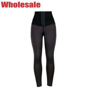 China Hook Girdle Waist Trainer Leggings High Waisted Leggings With Tummy Control factory