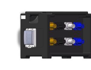 China Single Channel Power Distro Boxes Simple And Light Leakage Proof factory