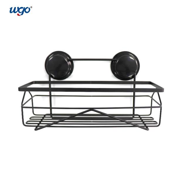 Black Oxidized Stainless Steel Bath Accessories Holder For Shower Suction Cup