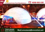 Large elegant transparent geodesic dome tent camping tent for outdoor events