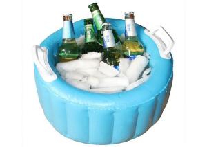 China Small Inflatable Ice Bucket / Blow Up Basin For Cold Beer And Fruit factory