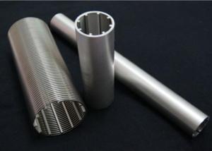 China Inconel Inckel Slotted Wedge Wire Filter Screen 600mm OD For Construction factory