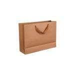 Reusable 250gsm Kraft Spot UV Paper Shopping Bag