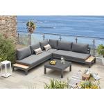 Y Mail Packing AJUNION Modern Luxury Garden Furniture L Shape Sectional Lounge