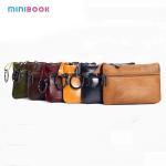 OEM ODM Leather Coin Purse with Keyring Custom Rectangle Card Holder Fashion