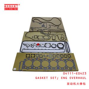 04111-E0423 Hino Truck Parts E13C Engine Overhaul Gasket Set